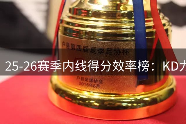 25-26赛季内线得分效率榜：KD力压群雄，瓦兰希罗分列二三位